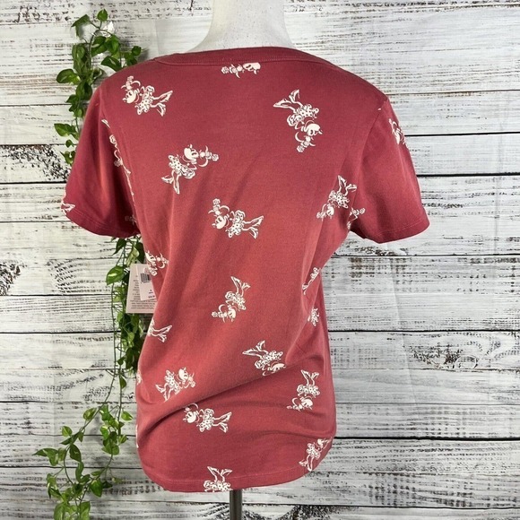 Disney Parks Walt Disney World T Tee Shirt size Small Red White Minnie Mouse - Picture 11 of 12